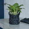 Fantasy Style Plant Container 3D Printed Octopus Planter with Tray Unique Marine-Inspired Succulents Pot Novelty Sea Monsters Decor Pot Drainage