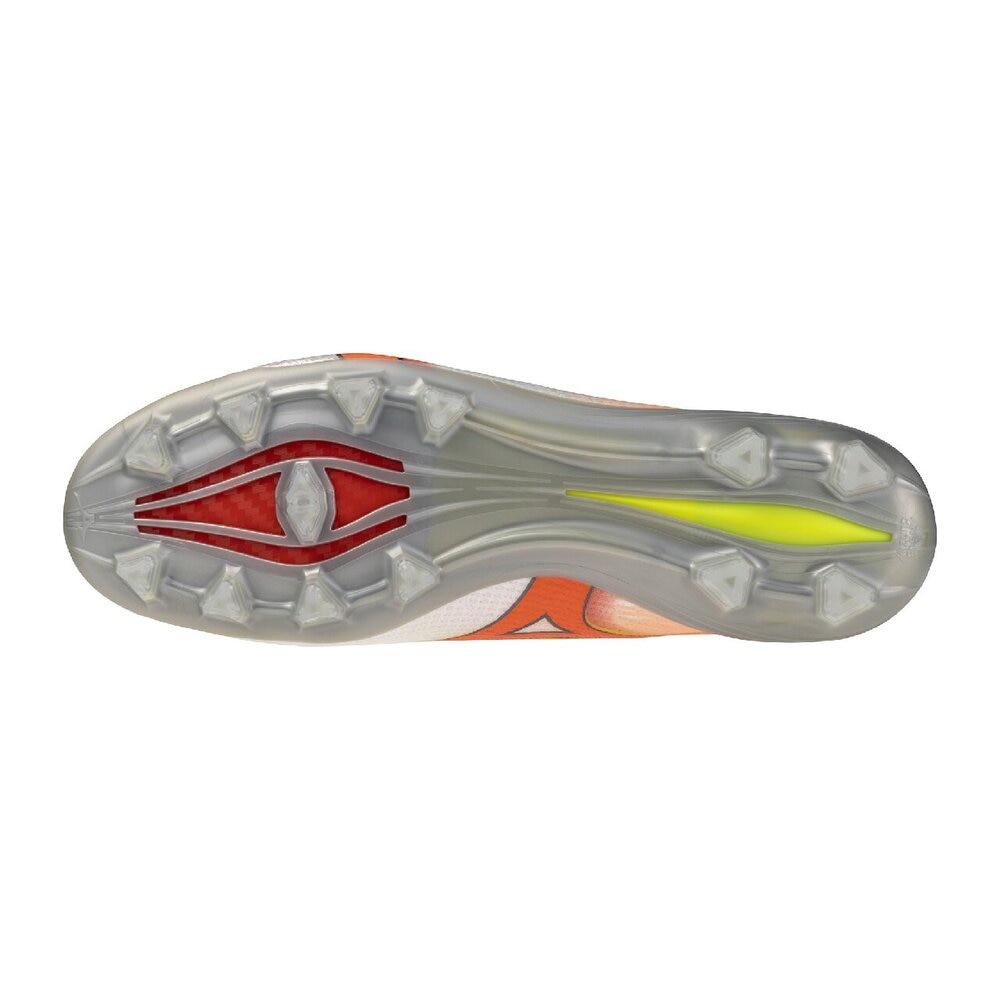 Mizuno Alpha 3 Comfortable Rebound Soccer Shoes Unisex Soccer Shoes Orange White P1GA266054