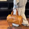 pu Large Capacity Travel Bag for Women2026New lightweight portable sports and fitness bag, multifunctional waterproof luggage bag