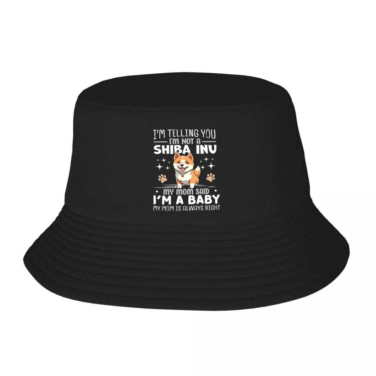 

Custom Cute Shiba Inu Beach Bucket Hat Unisex Women Unisex Mom Dog Summer FisherUnisex Cap