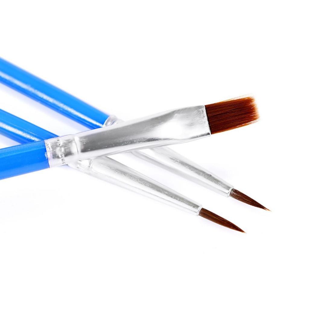 Digital Oil Painting Set: 3-Piece Children's Doodle and Coloring Paintbrushes.