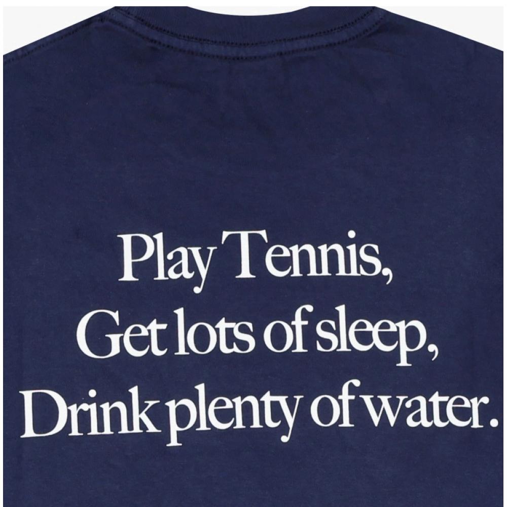 Sportovní   Bohatá hra Tenis Unisex Tričko Tmavě Námořnická To043621425bl106