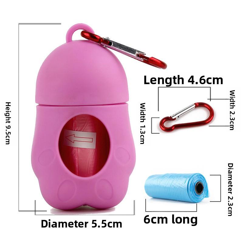 Portable Outdoor Pet Garbage Bag Dispenser, Cleaning Supplies, Plastic Litter Bag Storage Box