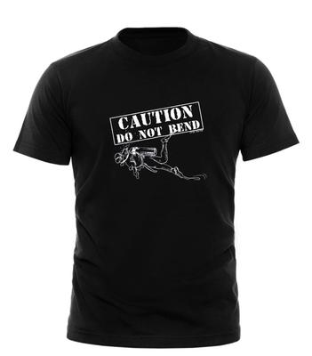Attenzione Non Piegare T-SHIRT Subacquea Attrezzatura Subacquea Immersione Scuba Regalo Divertente Tutte le Taglie