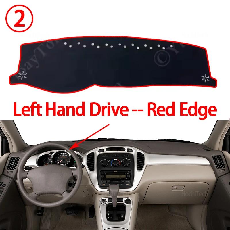 Dashboard Cover Protective Pad for Toyota Highlander XU20 2001-2007 Car Accessories Dash Board Sunshade Anto-UV Carpet