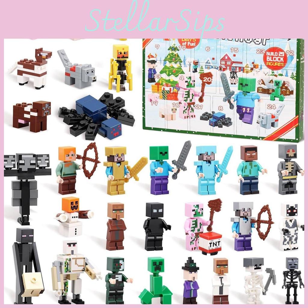Colorful Christmas Themed Building Blocks Doll Set Perfect For Holiday Celebrations And Festive Decor