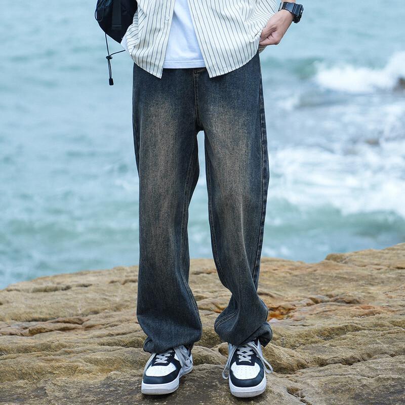 Paul Frank Men's American Retro Loose Straight-Leg Jeans