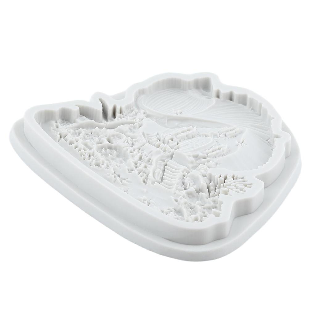 Shell House Silicone Mold Conch House Fondant Molds Cake Decorating Tools Theme Cake Dessert Decorated Chocolate Candy Mold