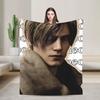 Leon Kennedy Cozy Blanket  Trend Travel Throw Blanket Living Room Flannel Bedspread Sofa Bed Cover