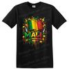 T-shirt Drapeau du Mali Vert Jaune Rouge Éclaboussures de Peinture Graphique Patriotique T-shirt Cadeau