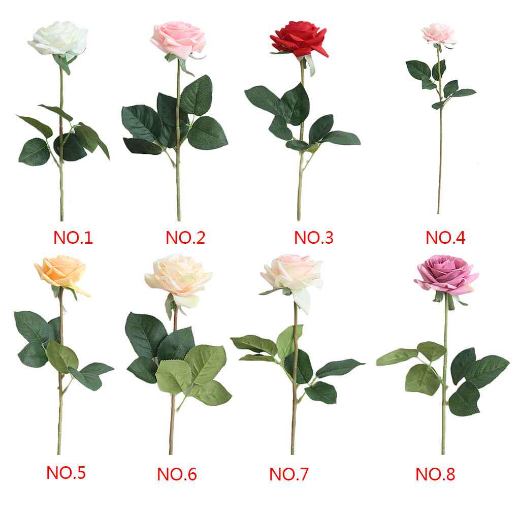 Rustic Retro Tea Rose Wedding Home Decor Flower Artificial Flowers