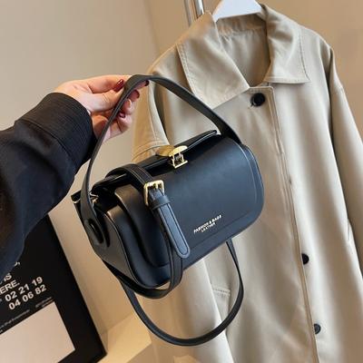 Hochwertige Textur tragbare kleine quadratische Tasche Damen neue leichte Luxus Nische Design Pendler vielseitige Schulter Umhängetasche