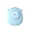 Bear Ears Hanging Neck Fan, 3 Speed USB Rechargeable Mini Portable Fan, Lightweight Fan with Neck Strap for Outdoor Travel