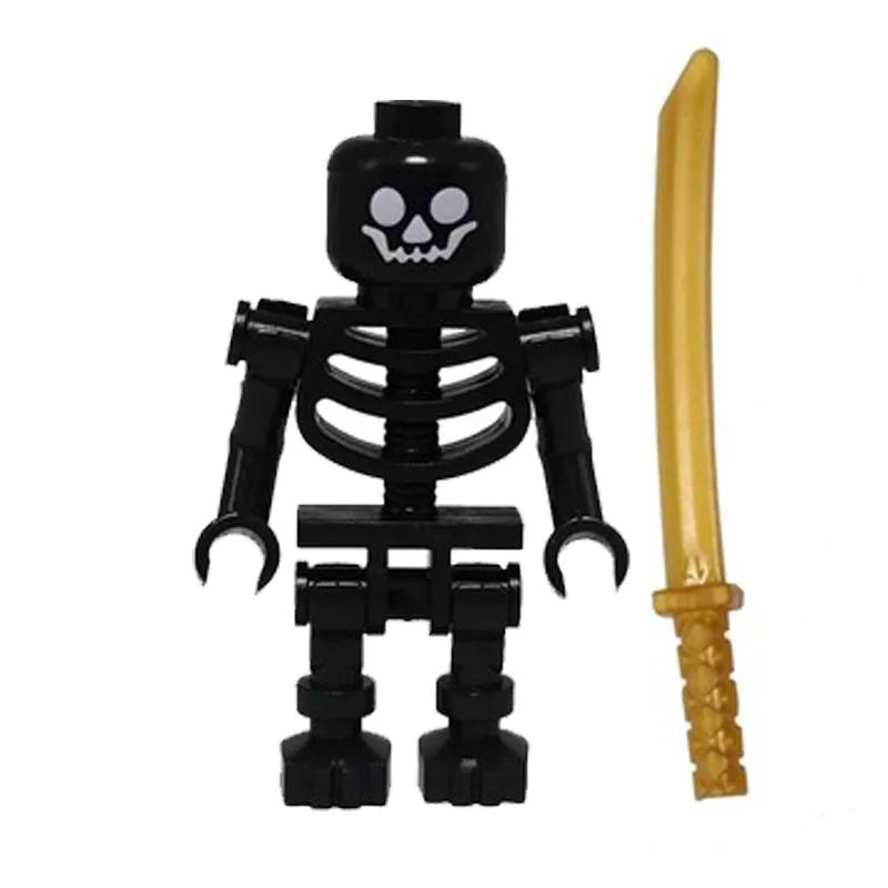 The Caribbean Pirates Ghost Zombie Captain Jack Sparrow Salazar Davy Jones Blackbeard Barbossa Figure Blocks Toys For Children