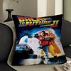 Classic Movie Clips Back To The Future Delorean Time Machine Pillow Anime Pillow Sofa Bed Head Pillow Cover x cm