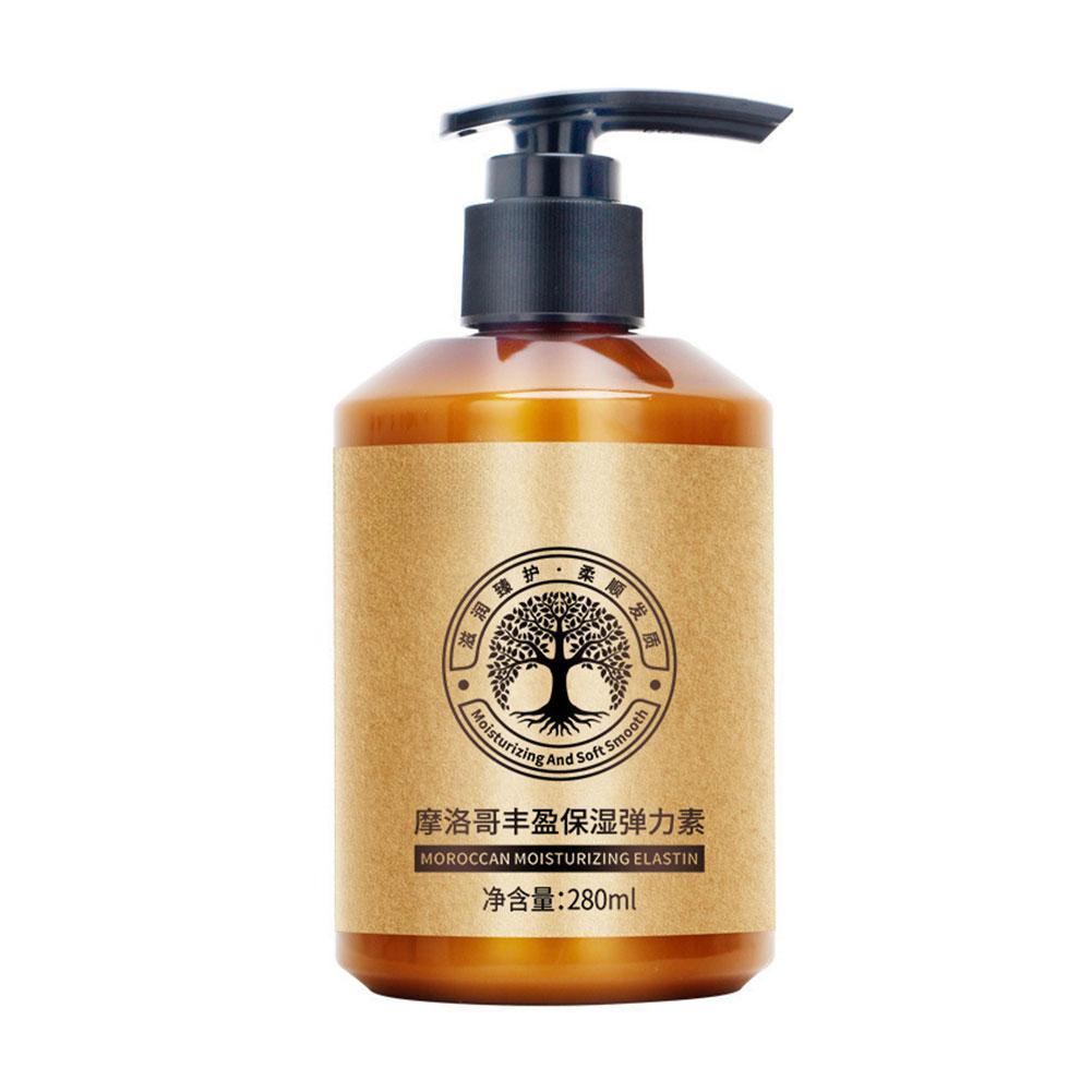 280 ml Bouclage marocain Hydratant Elastine Perm Soins capillaires Coiffage moelleux Elastine Coiffure Produits pour cheveux bouclés Crème capillaire
