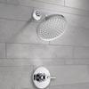 High Pressure Rain Shower Head with Arm - High Flow Rainfall Showerhead - Luxury Modern Look - Pressure Boosting