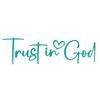 Trust In God Mirror Decal, Car Decals For Women, Faith Mirror Decal, Cute Vinyl Decal, Christian Car Mirror Decal, Religious Car