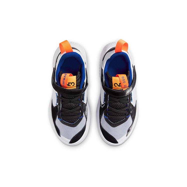 Jordan Delta Cushioning, Wear Resistant Sports Casual Shoes White Black Orange Children Aged 3 7 Years Old CT1566-140