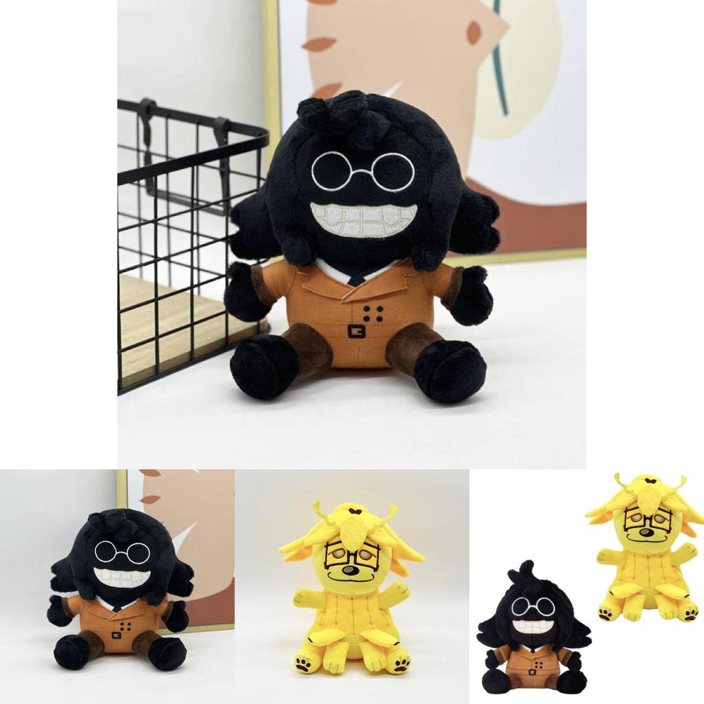 Adorable Regretevator Split Bive Plush Snailman Stuffed Animal Toy With Short Plush