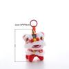 Cartoon Lion Dance Keychain Awakened Lion Year Of Horse Pendant Chinese Style Plush Toy Doll Chinese Bag Hanging New Year Gift