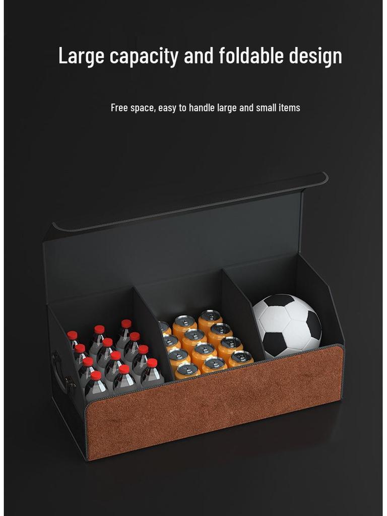 Compatible Trunk Organizer for Dodge Challenger, Journey, Hellcat, Viper, Stallion - Special Car Storage Box