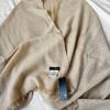 Used Takashimaya 100% Cashmere Stole, Made in Japan, Planned and Developed Product, Beige Brown