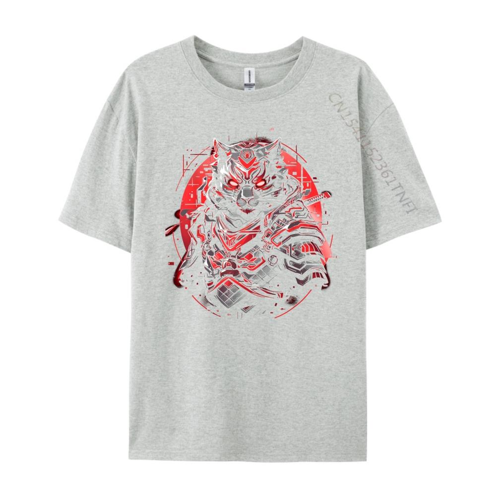 Cat Samurai Ninja Cat Samurai Art Ukiyo E Streetwear Vintage 4TH of July Street Wear T Shirt New Shirts And TShirts EU SIZE