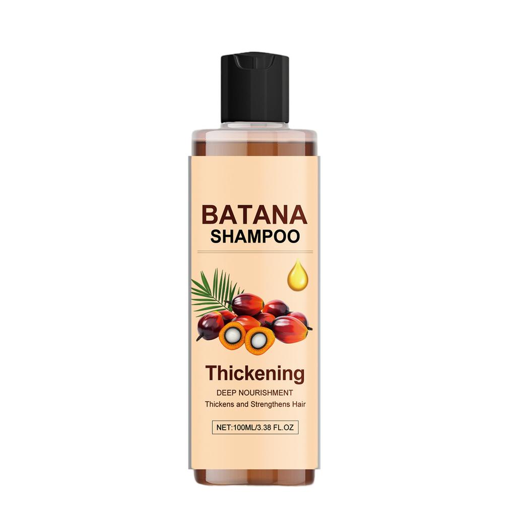 Batana Oil Shampoo for Hair Growth, Moisturizing Sulfate-Free Shampoo for Dry Damaged Hair, Softening, and Smoothing