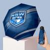 NSW Blues Printed 5?Fold Mini Umbrella 8?Rib Windproof Compact Umbrella For Women Pocket Carry