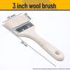 Traceless Soft Lamb Wool and Bristle Brush for Baking, Paint Coating, and Barbecue