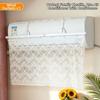 Retractable Air Conditioner Guide Cover Lace Air Conditioning Baffle  Bedroom