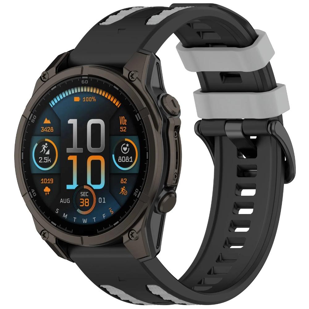 Cinturino in Silicone Quick Fit 22mm 26mm per Garmin Tactix 8 Quatix 8 Fenix 8 51/47mm Braccialetto Garmin Forerunner 970 Instinct 3 45mm