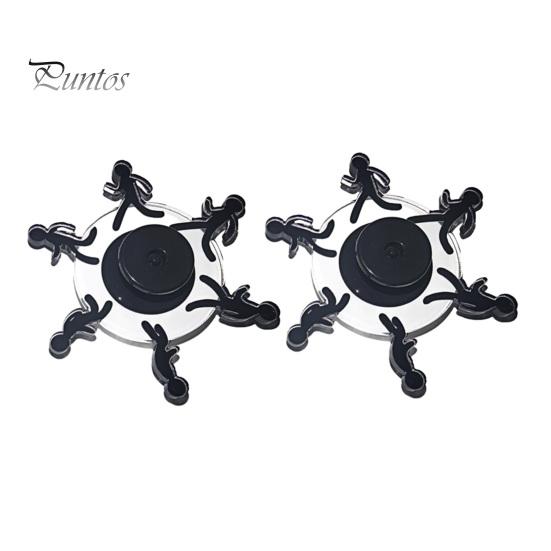 

1/2 шт. Іграшка-спінер «Біжучий чоловічок», зняття стресу та тривоги, візуальна ілюзія, іграшка-спінер «Біжучий чоловічок», дитяча, підліткова, для дорослих, гіроскоп для кінчиків пальців 2pcs