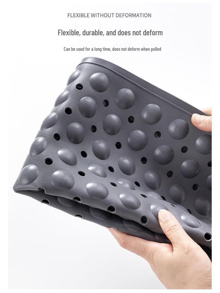 Eco-friendly Non-Slip Bathroom Mat for Shower - Safe for Children, Elderly, and Pregnant Women
