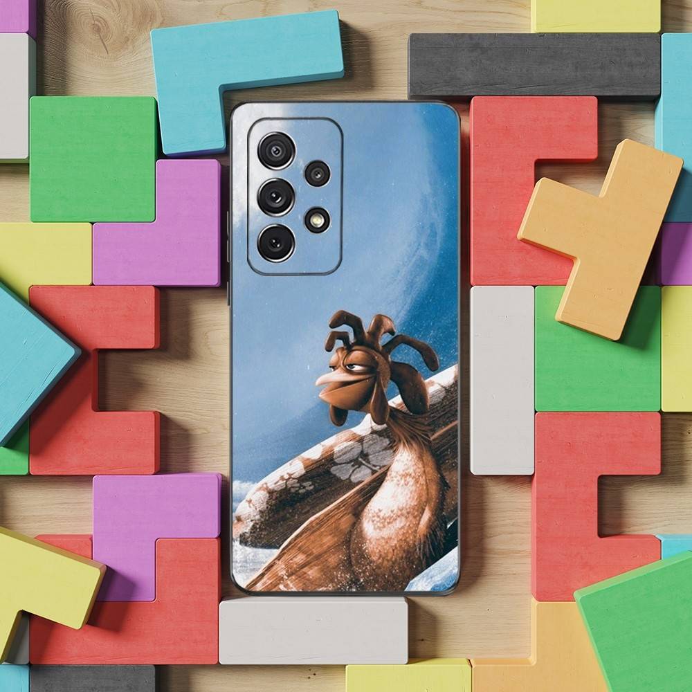 C-Chicken J-Joe Surfs UP Phone Case For Samsung S25,S24,S23,S22,S21,S20,S10,Ultra,Plus,Lite,FE,Soft Silicone Black Cover