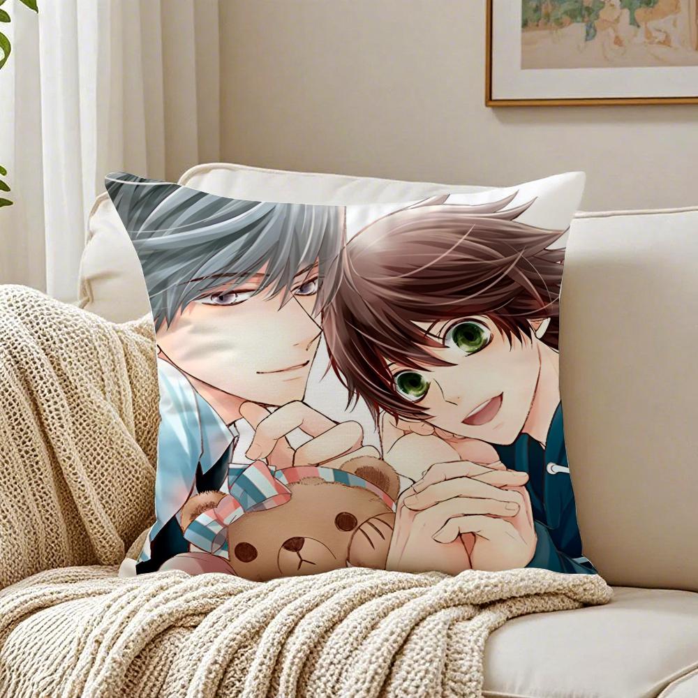 

Simple fashion icon JJunjou Romantica Cushion Cover Linen Pillowcase Soft for Sofa Bed Home Room Decor 30x30cm