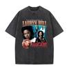 Washed Vintage Singer Lauryn Hill Graphic Print Tshirt Men Women Clothing Hip Hop Fashion Street Oversized Crewneck Tee Shirts