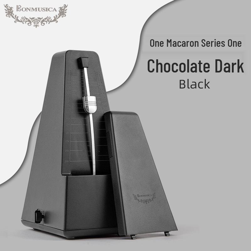 Bonmusica Universal Mechanical Metronome for Piano, Guitar, Violin, Drum, Guzheng, Erhu - Exam Grade Precision шоколадный/чёрный
