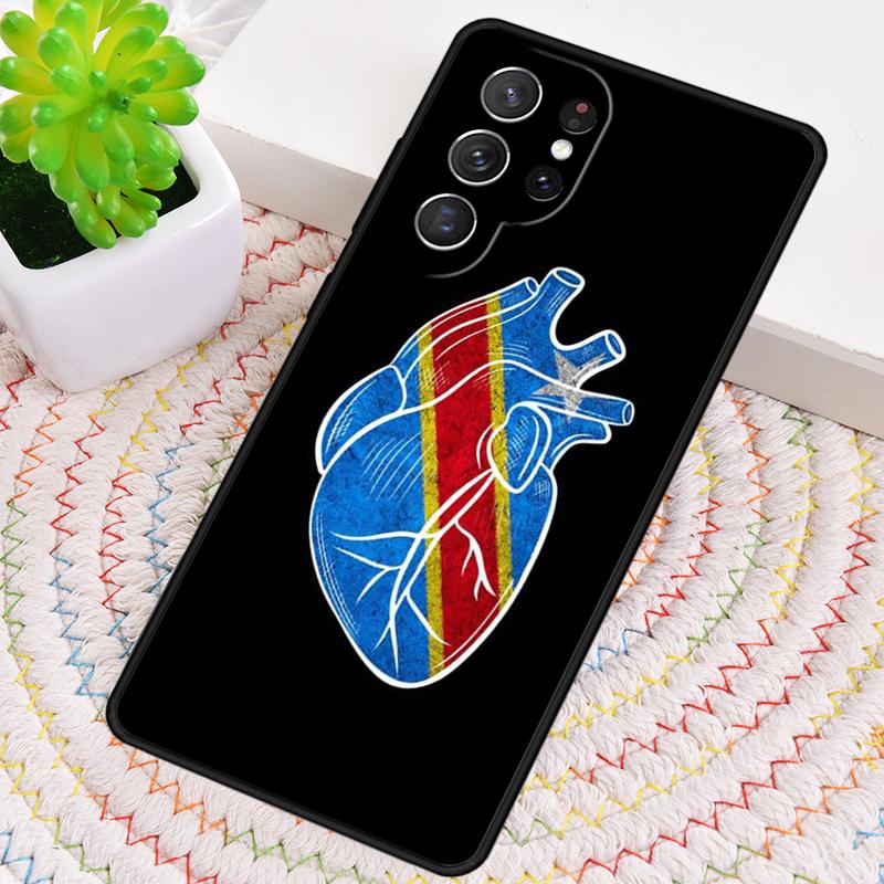 Congo Flag Phone Case for Samsung Galaxy note 10 pro S26 Ultra S23 S24 FE S25 S21 S22 PLUS shockproof Cove