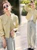 Women's Genuine Leather Baseball Jacket - Spring/Autumn 2025, Haining Sheepskin, Small Size, Short Coat.
