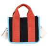 Korean Color Block Canvas Handbag Women's Fashion, Large & Small Sizes, Work & Casual Crossbody Bag