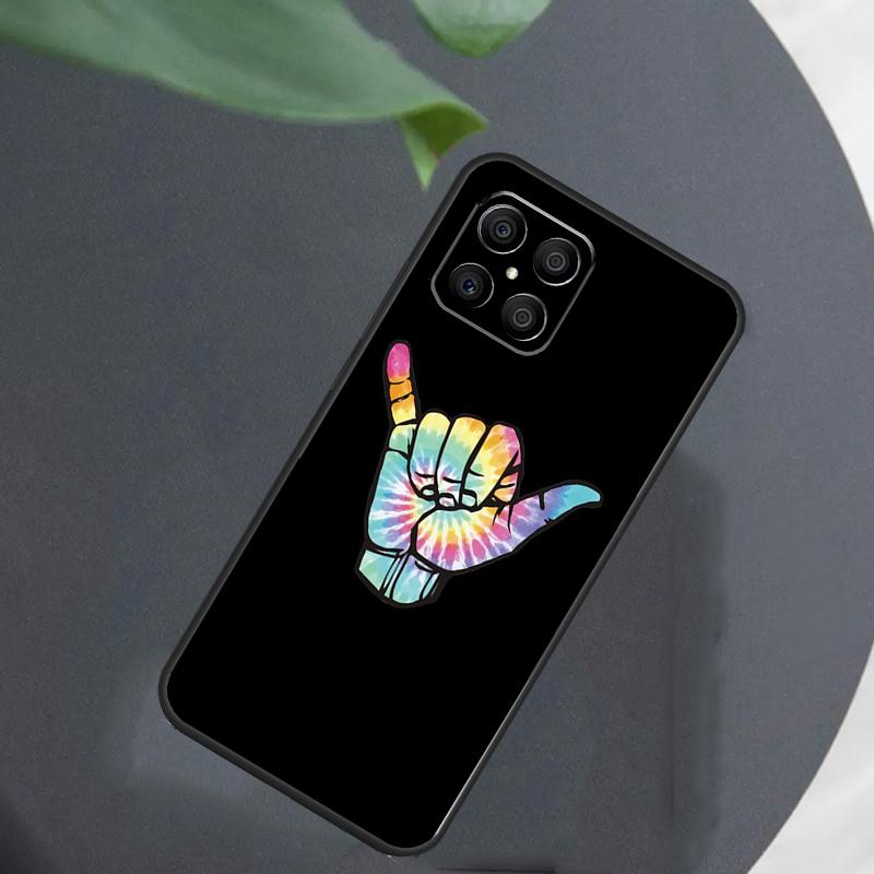 Surfer Surf Hang Loose Shaka For Honor Magic 5 6 7 8 Pro Case For Honor 400 200 50 70 Lite X8c X8b X9a X9b X9c X9d Win RT