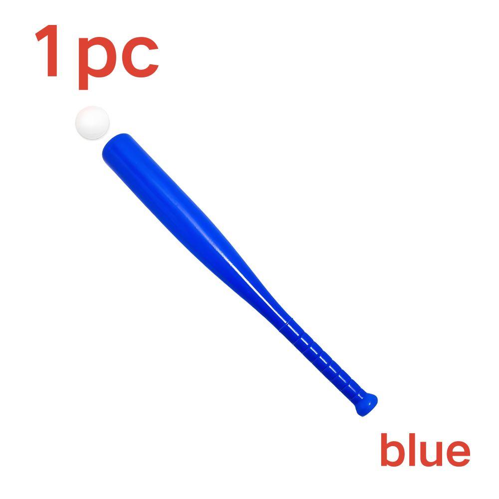 1pc 17.7inch Plastic Baseball Bat Red/Blue/Green Portable Durable Indoor & Outdoor Sports Training Goods YMY
