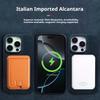Magnetic Alcantara Suede Phone Case for iPhone 17 Pro Max Air 17 16 Pro 15 14 Plus 13 12  All-inclusive Wireless Charging Cover