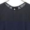 ACNE Short Sleeve Wool Switching Knee-length Dress 36 Navy Women Used