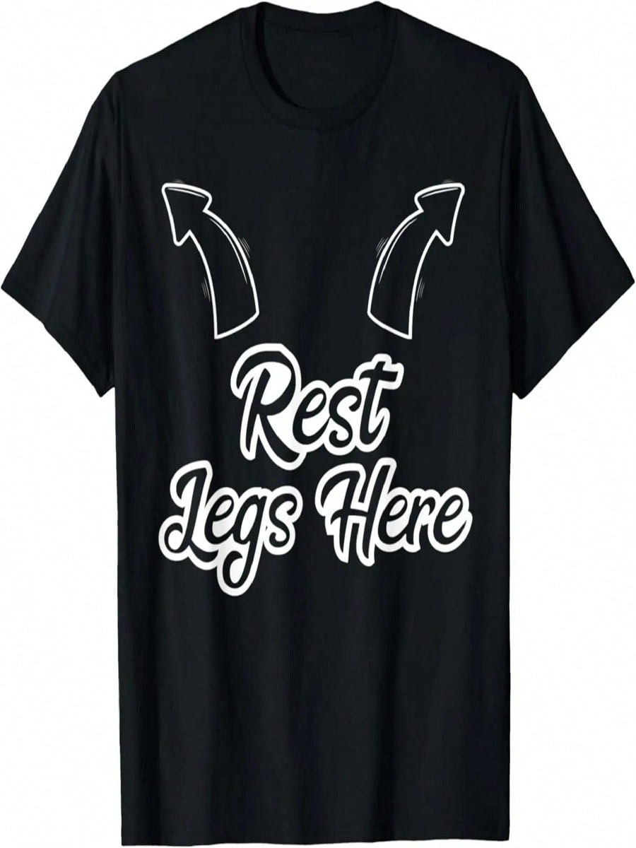 Leg Rests Funny Adult Humor Funny Couple Halloween Costume T-Shirt S разноцветный