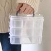 Portable Clear Beaded Jewelry Storage Box