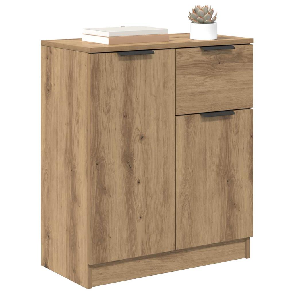 Artisan Oak Sideboard 60 x 30 x 70 cm Particleboard