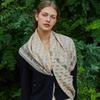 Ana Maison Ivory Silk Wool Scarf Pmsw 1427